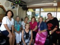 This small group had lunch on a boat!